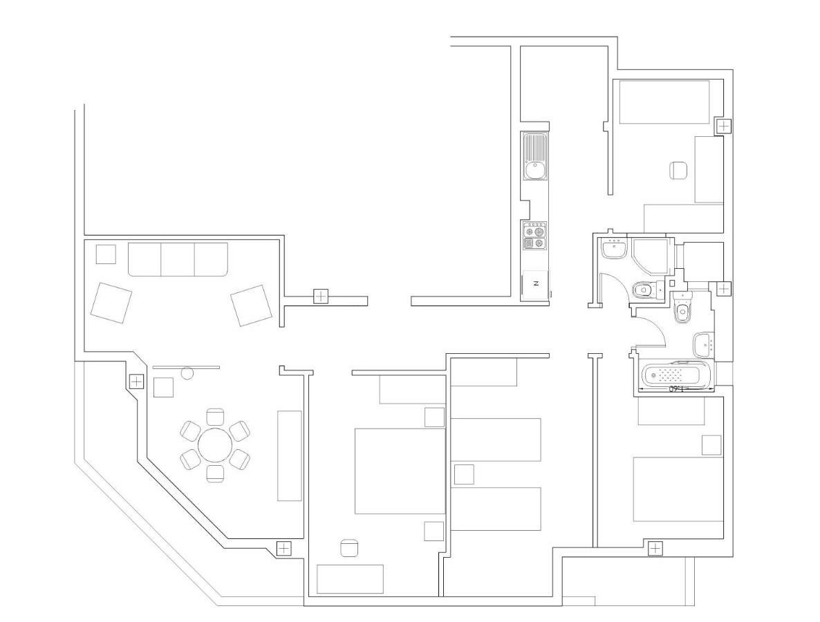4 Bedrooms -Seneca Center Apartment Alicante Dış mekan fotoğraf